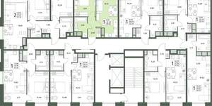 1-к квартира, вторичка, 34м2, 3/18 этаж